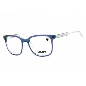 NWT DKNY DK5065N-400 52mm CRYSTAL BLUE LAMINATE Eyeglasses